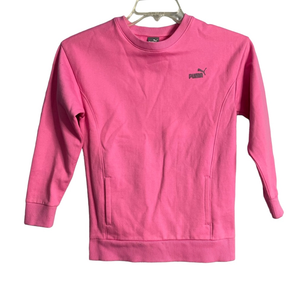 Puma junior pink sweater size (8-10)